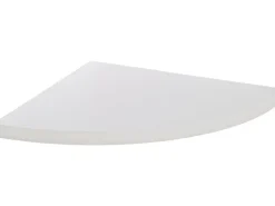 Eckregale^OBI Viertelboden Weiß 1,8 cm x 30 cm x 30 cm