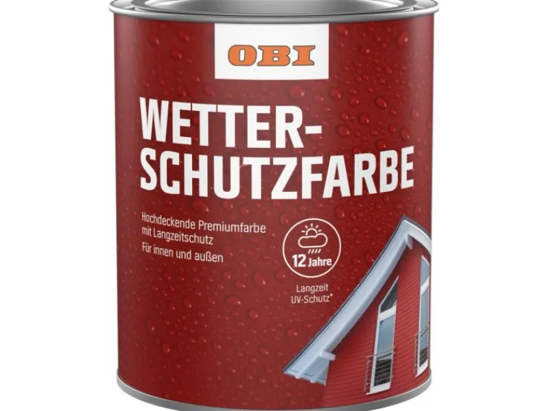 OBI Wetterschutzfarbe seidenmatt 750 ml