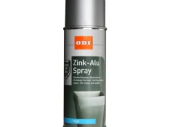 OBI Sprühlacke^Zink-Alu Spray Silbergrau matt 400 ml