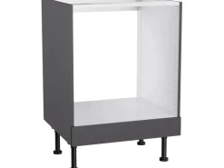 Optifit Küchen-Herdumbau Ingvar420 60 cm x 87 cm x 58,4 cm Anthrazit Matt