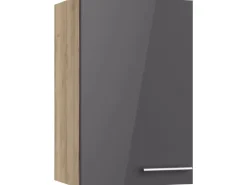 Optifit Küchen-Oberschrank Jonte984 45cm x 70,4cm x 34,9cm Anthrazit-Wildeiche