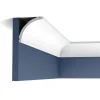 Zierprofile^ORAC DECOR C240 LUXXUS Decken Eckleiste Stuckleiste Gesims Dekor Zierprofil 2 m 200 cm x 8 cm x 8 cm Weiß