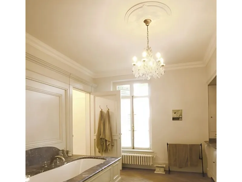 Zierprofile^ORAC DECOR C333 LUXXUS Decken Eckleiste Stuckleiste Stuck Dekor Zierprofil 2 m 200 cm x 12,2 cm x 11,1 cm Weiß