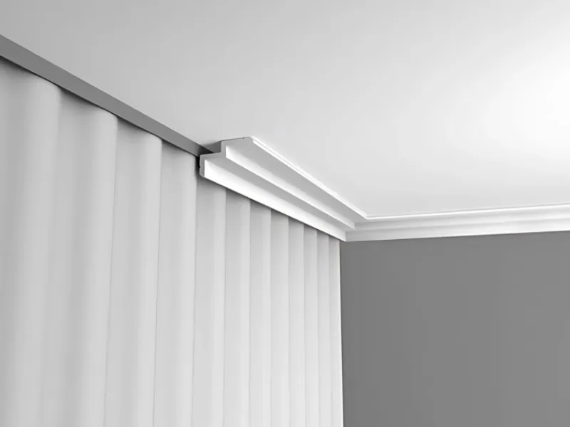 ORAC DECOR C390 MODERN STEPS Eckleiste Zierleiste Indirekte Beleuchtung 2 m 200 cm x 6 cm x 10 cm Weiß