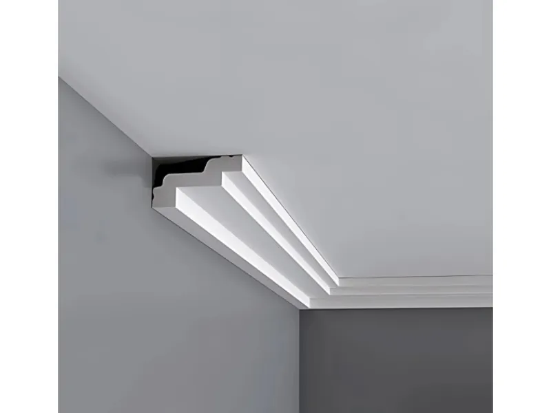 Zierprofile^ORAC DECOR CB531 BASIXX Stuck Zierprofil Eck-Wand-Decken-Leiste Dekor kantig 2 m 200 cm x 4,8 cm x 2,6 cm Weiß