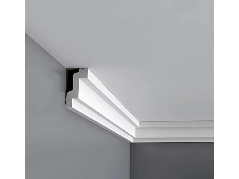 Zierprofile^ORAC DECOR CB531 BASIXX Stuck Zierprofil Eck-Wand-Decken-Leiste Dekor kantig 2 m 200 cm x 4,8 cm x 2,6 cm Weiß