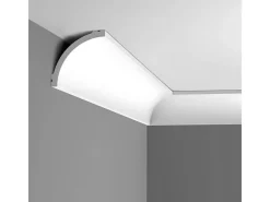 Zierprofile^ORAC DECOR CB524N BASIXX Eckleiste Zierleiste Stuckleiste 2 m 200 cm x 9,0 cm x 9,0 cm Weiß