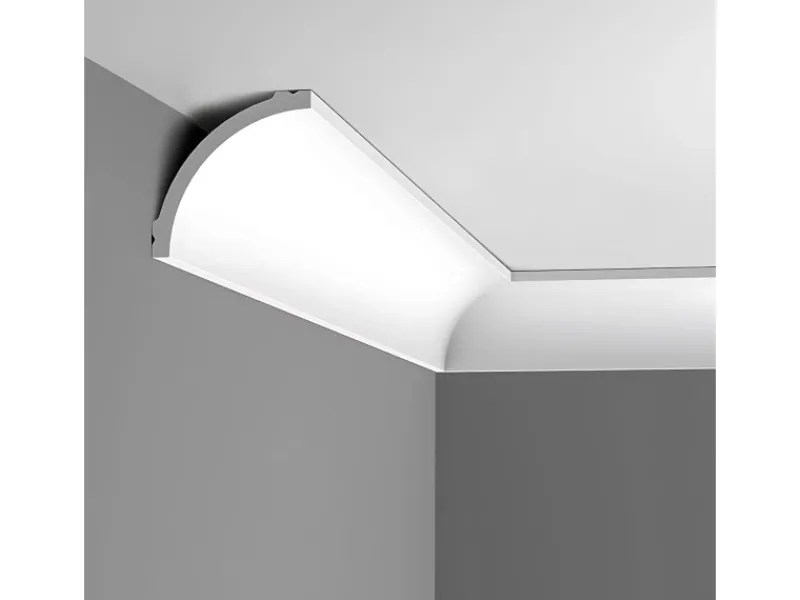 Zierprofile^ORAC DECOR CB524N BASIXX Eckleiste Zierleiste Stuckleiste 2 m 200 cm x 9,0 cm x 9,0 cm Weiß