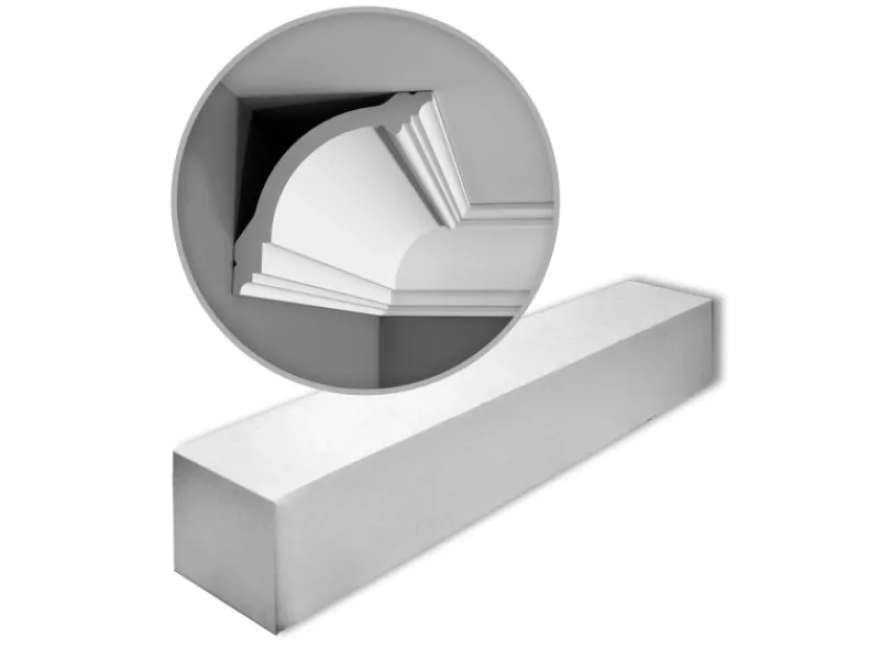 ORAC DECOR CB512N BASIXX Zierleisten 1 Karton Set 2 Stuckleisten 4 m Weiß