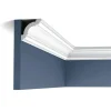 Zierprofile^ORAC DECOR CX124 AXXENT Stuck Eckleiste Wand-Decken-Leiste Profil Zierelement 2m 200 cm x 4,9 cm x 4,9 cm Weiß