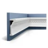 Zierprofile^ORAC DECOR P4010 Wandleiste Friesleiste Zierleiste Stuckleiste 2 m 200 cm x 5,5 cm x 14,5 cm Weiß
