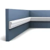 Zierprofile^ORAC DECOR PX117 AXXENT Profilleiste Zierleiste Wand-Dekor-Fries-Leiste 2 m 200 cm x 3,5 cm x 1,5 cm Weiß