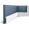 ORAC DECOR SX157 AXXENT SQUARE Sockelleiste Wandleiste Zierleiste 2 m 200 cm x 1,3 cm x 6,6 cm Weiß
