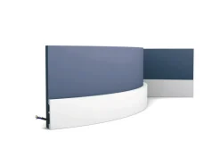 Zierprofile^ORAC DECOR SX157F AXXENT SQUARE Flexible Sockelleiste Wandleiste Zierleiste 2 m 200 cm x 1,3 cm x 6,6 cm Weiß