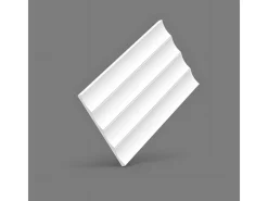 TV-Wände^ORAC DECOR W114 MODERN VALLEY XL 3D Wandpaneel Zierlement 2 m 200 cm x 1,5 cm x 25,0 cm Weiß