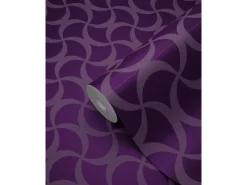 Origin-luxury wallcoverings Tapetenmuster^Origin Wallcoverings Tapete Grafisches Muster Lila 53 cm x 10,05 m 345736