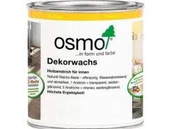 Osmo Weißlacke|Holzfarben^Dekorwachs Transparent Weiss 375 ml