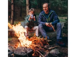 Outsunny Stühle^Campingstuhl Metall Oxfordstoff Grau 120L x 57B x 95H cm