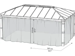 Palram - Canopia Insektenschutz für Pavillon Dallas 6100
