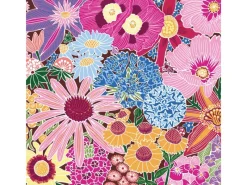 PPD Tischtücher|Papier Servietten^Papierservietten mit Blumen 16,5 cm x 16,5 cm 20 Stück Bunt FSC®