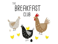 PPD Papierservietten mit Hühnern und Spruch 16,5 cm x 16,5 cm 20 Stück Bunt FSC®