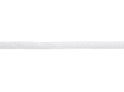 Paracord Nylonschnur Weiß 2 x 4 mm, Länge 5 m