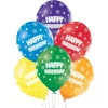 Party Factory Geschenkartikel^Latexballon Ø 25 cm Happy Birthday Adult 10 Stück