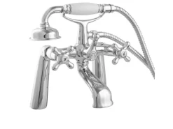 PaulGurkes Bordüren^Nostalgie Wannenarmatur Standarmatur für Wannenrand