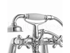 PaulGurkes Bordüren^Nostalgie Wannenarmatur Standarmatur für Wannenrand