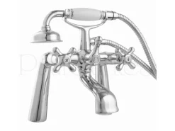 PaulGurkes Bordüren^Nostalgie Wannenarmatur Standarmatur für Wannenrand