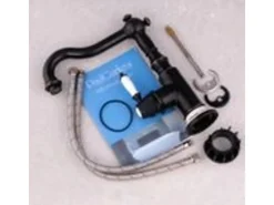 PaulGurkes Schwarze Nostalgie Waschtischarmatur Küchenarmatur mit Bordüre