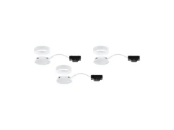 Paulmann Vitrinen^Möbel Set Pukk 3x3W 210lm 12/230V 2700K Kunststoff/