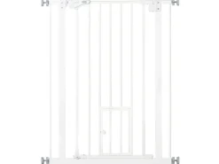 PawHut Hundebedarf^Hunde Türschutzgitter mit Schließautomatik