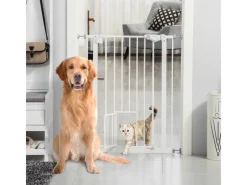 PawHut Hundebedarf^Hunde Türschutzgitter mit Schließautomatik