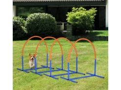PawHut Hundebedarf^Hunde-Agility-Trainingsgeräte mit Tragetasche