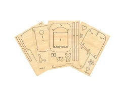 Pebaro Vogelbedarf^Laubsägevorlage Vogelhaus