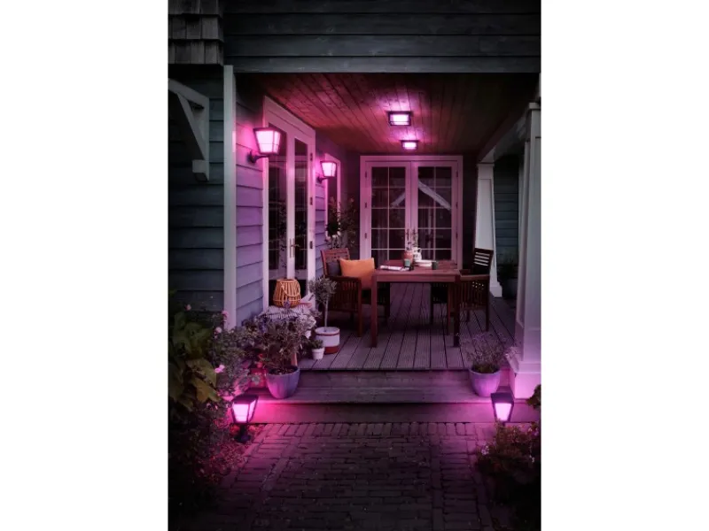 Philips Hue Laternen^White & Color Amb. Econic LED-Laternenleuchte stehend