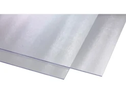 Gutta Vitrinen^Polystyrol-Platte 5 mm "Cincilla" Transparent 1000 mm x 500 mm