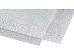 Gutta Polystyrol-Platte 2,5 mm Wabe Transparent 2000 mm x 1000 mm