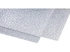 Gutta Vitrinen^Polystyrol-Platte 5 mm "Wabe" Tranparent 1000 mm x 1000 mm