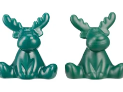 Kommode|Sideboards^Porzellan-Rentier Grün 9 cm