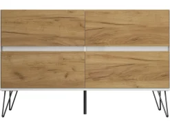 Posseik Sideboards^Sideboard Industrial E 4 Schubladen 120 cm Front