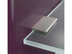 Posseik Schweberegale^Wandregal Elite 6 Glasablagen 104 cm x 60 cm Brombeer