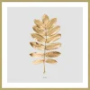 Pro Art Bilder^Bild Framed Art Golden Leaf II 30 cm x 30 cm