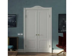 Zierprofile^PROFHOME 151310 Wand- und Friesleiste Stuckleiste Zierleiste Wandleiste 2 m 200 cm x 1,9 cm x 9,6 cm Weiß