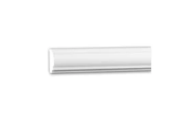 Zierprofile^PROFHOME 151379 Wand- und Friesleiste Stuckleiste Zierleiste Friesleiste 2 m 200 cm x 1,3 cm x 3 cm Weiß