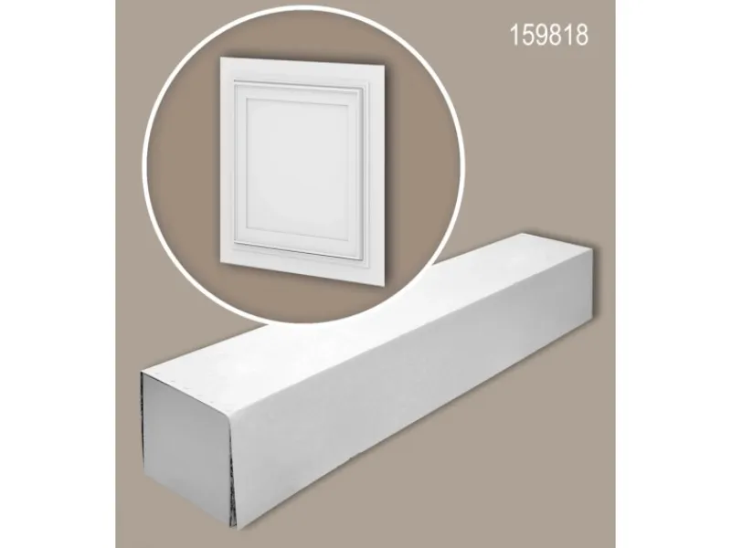 Deckenplatten^PROFHOME 159818-Box 3D Wandpaneele 1 Karton Set mit 6 Paneelen 1,5 m2 Weiß