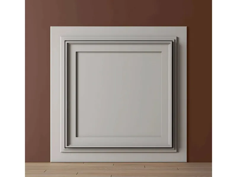 Deckenplatten^PROFHOME 159818-Box 3D Wandpaneele 1 Karton Set mit 6 Paneelen 1,5 m2 Weiß