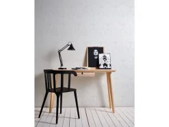 PROFHOME 951361-GU Barock Tapete Ornament Matt Weiß 1,06 m x 25,00 m 26,50 m2 Weiß