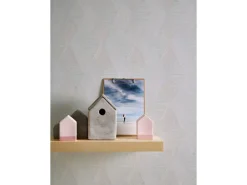 Überstreichbare Tapeten^PROFHOME 938731-GU Grafik Tapete Rauten Muster Matt Weiß 1,06 m x 25,00 m 26,50 m2 Weiß